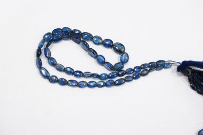 Himalayan Kyanite Smooth Oval Nuggets Shape Beads , Sold By Strand , 4.50x5.50 - 9x12 mm , 16" ,  17960