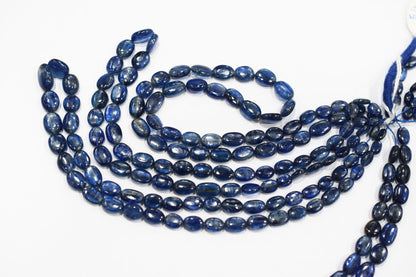 Himalayan Kyanite Smooth Oval Nuggets Shape Beads , Sold By Strand ,  5x7 - 8x11 mm , 16 Inches ,  17962