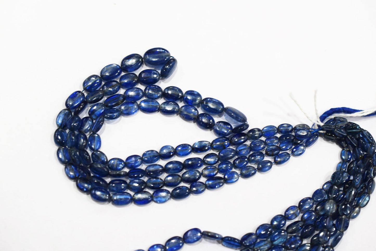 Himalayan Kyanite Smooth Oval Nuggets Shape Beads , Sold By Strand ,  4.50x6.50 - 9x13 mm , 16" ,  17964