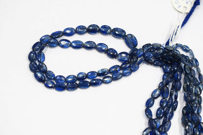 Himalayan Kyanite Smooth Oval Nuggets Shape Beads , Sold By Strand ,  4.50x6.50 - 9x13 mm , 16" ,  17964