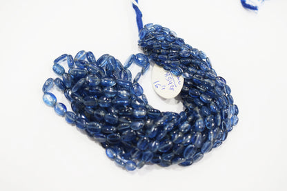 Himalayan Kyanite Smooth Oval Nuggets Shape Beads , Sold By Strand , 4x6 - 8x12 mm , 16 Inches ,  17966