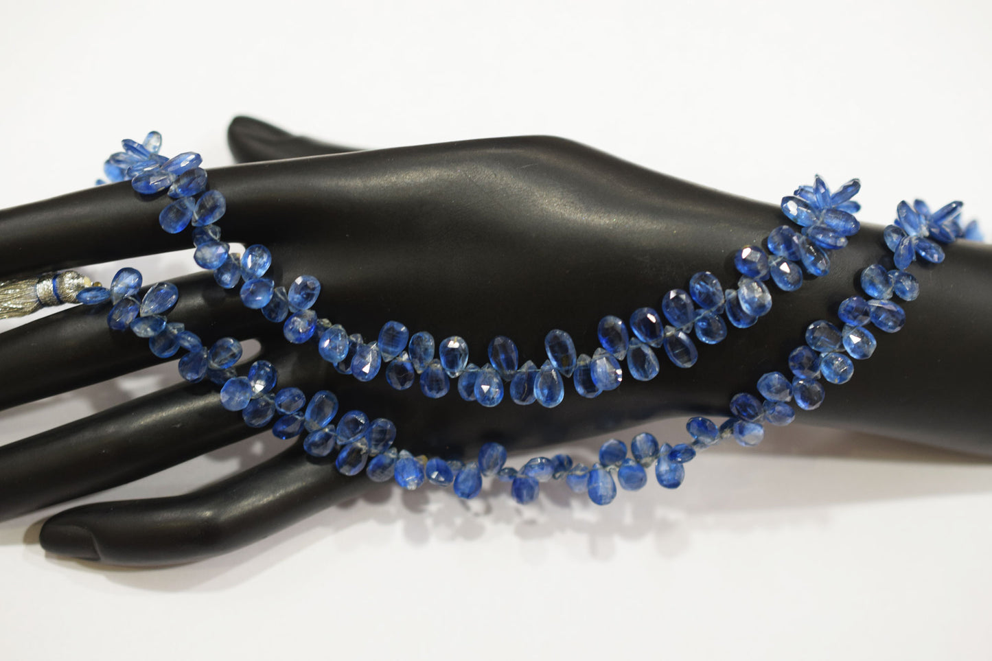 Natural Himalayan Kyanite Pear Shape Briolettes , Sold By Strand , 5x7 - 5.50x8.50 mm , 9" , 18871