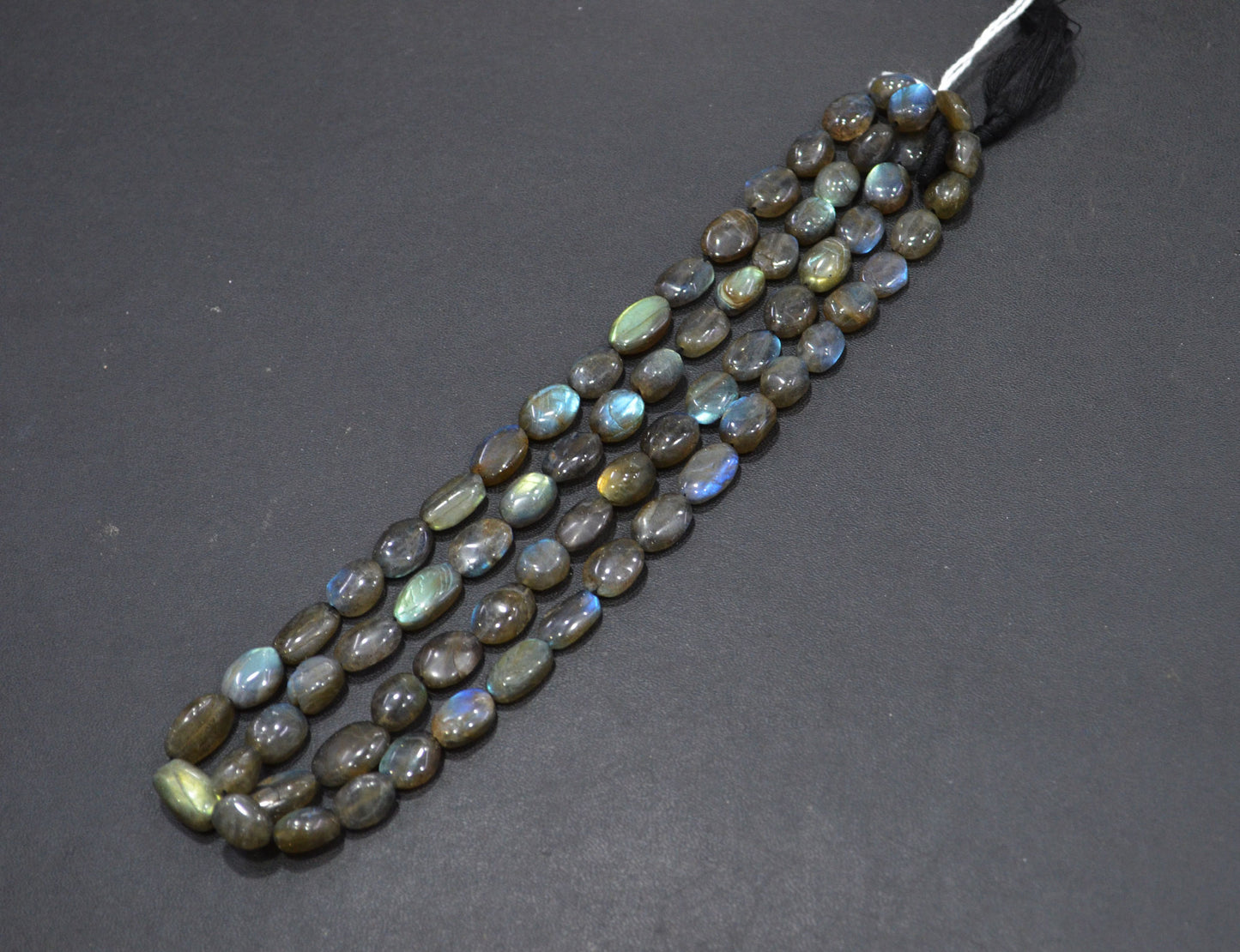 Natural Labradorite Oval Nuggets Shape Beads , Sold By Strand , 8x10 - 8x14  mm , 16" , 19734