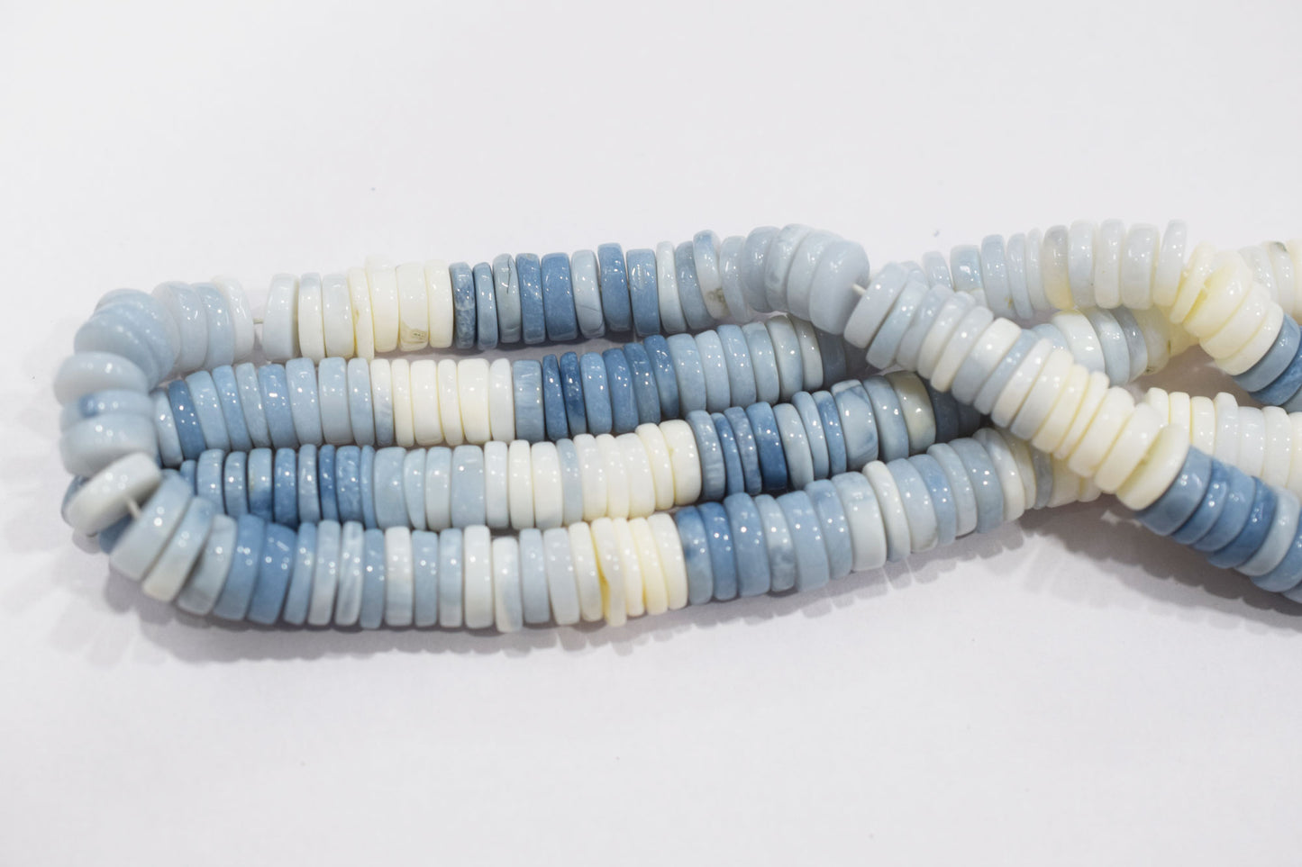 Natural Denim Opal Tyre Shape Beads , Sold By Strand , 8.50 - 10 mm , 16" , 19768