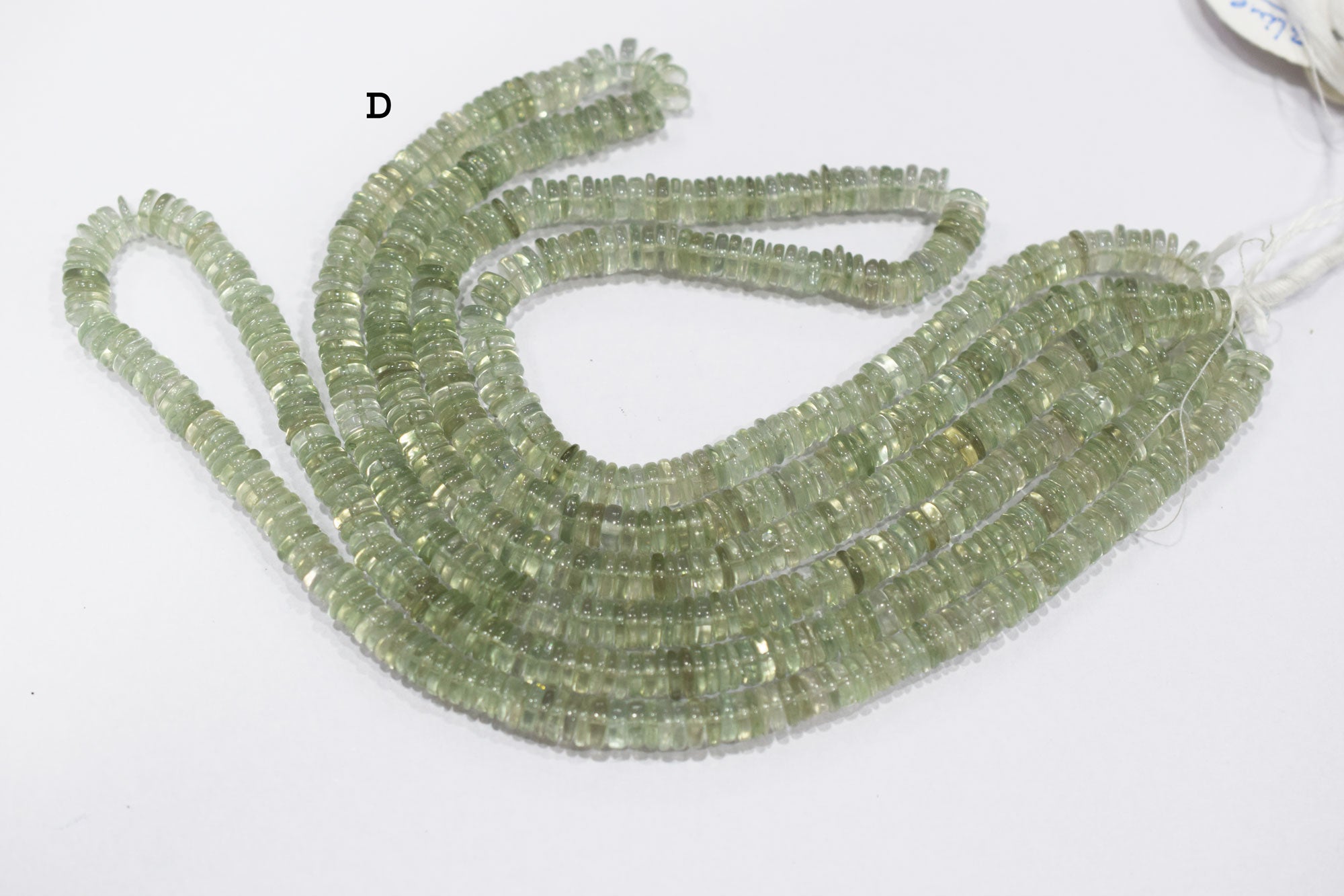 Natural Green Amethyst Tyre Shape Beads , Sold By Strand , 5.50 - 10 mm , 16" , 19778
