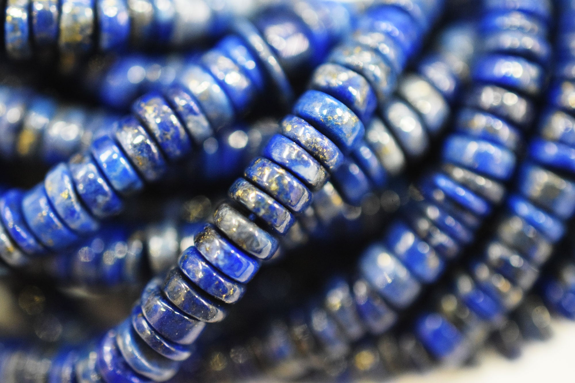 Natural Lapis Lazuli Tyre Shape Beads , Sold By Strand , 5 - 6.25 mm , 15.50" , 19782