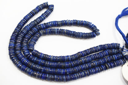 Natural Lapis Lazuli Tyre Shape Beads , Sold By Strand , 7 - 7.50 mm , 15.50" , 19783