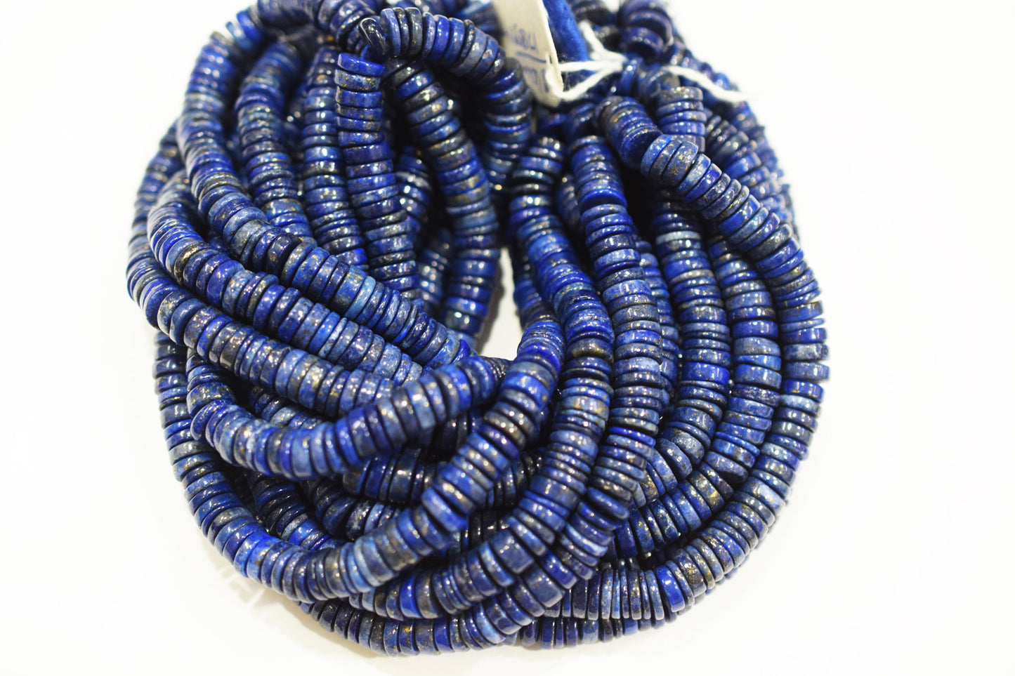 Natural Lapis Lazuli Tyre Shape Beads , Sold By Strand , 7 - 7.50 mm , 15.50" , 19783