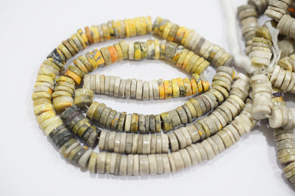 Natural Bumble Bee Smooth Beads , Sold By Strand , 7 mm , 16" ,  19845