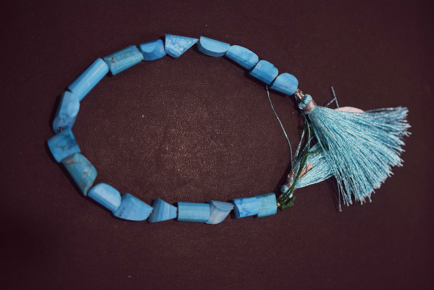 Howlite Turquoise Laser Cut Nuggets Shape Beads , Howlite Turquoise Nuggets Shape Beads , 8.50 Inches , 9x10 - 10x16 mm , 30413