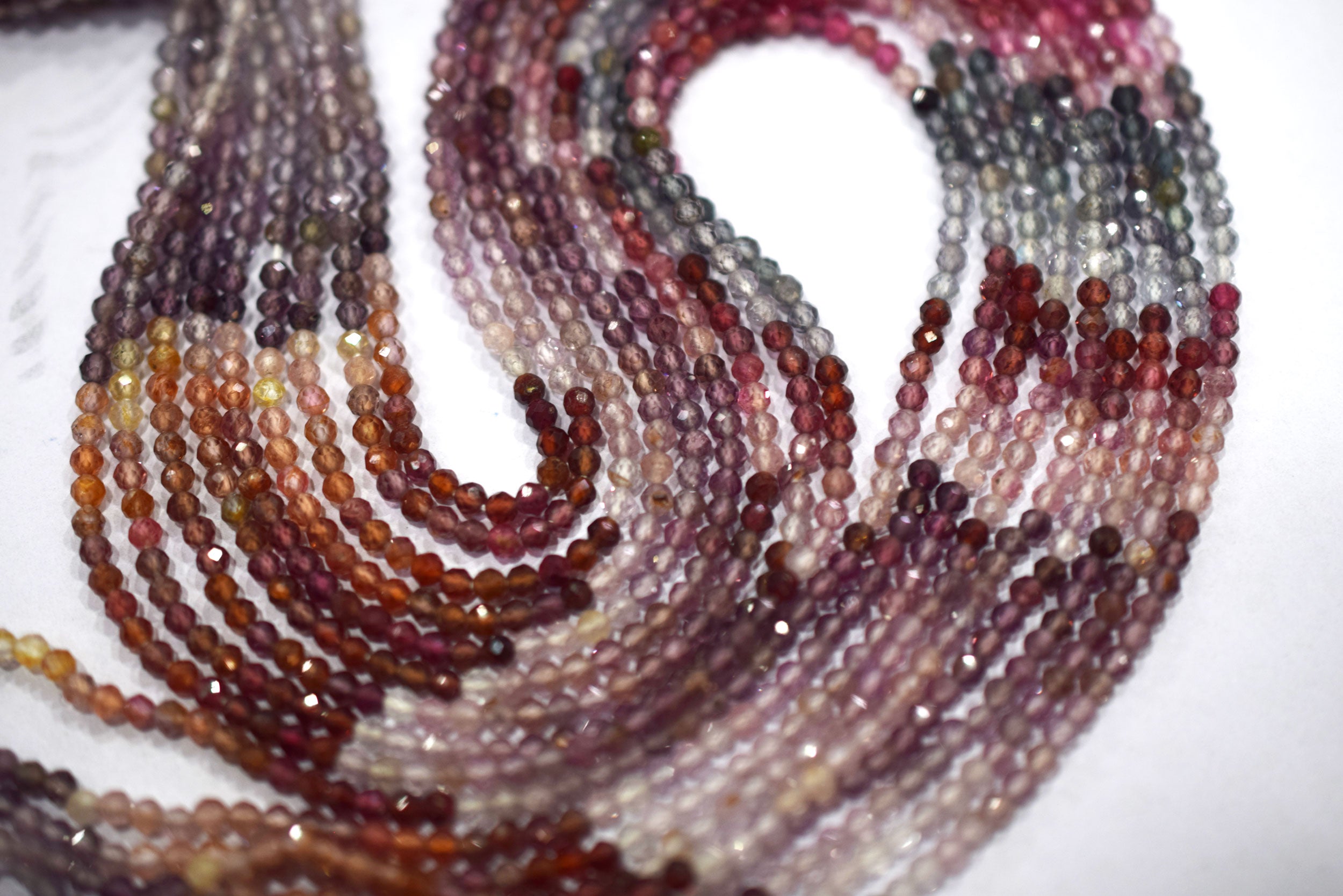 Tundra Sapphire Round Shape faceted Beads , Sold By Strand , 13 Inches , 2.75 mm , 30421