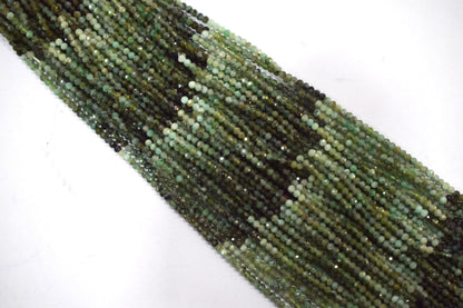 Sakota Emerald Faceted Round Shape Beads , Sold By Strand , 13 Inches , 2.75 mm , 30423