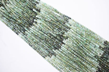 Sakota Emerald Faceted Round Shape Beads , Sold By Strand , 13 Inches , 2.75 mm , 30423