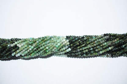 Sakota Emerald Faceted Round Shape Beads , Sold By Strand , 13 Inches , 3.00 mm , 30424