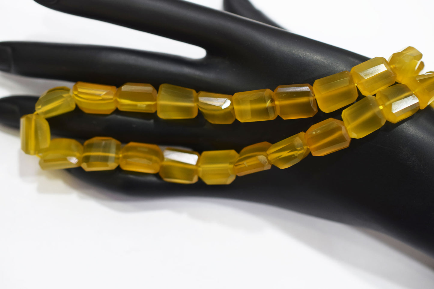 Yellow Chalcedony Laser Beads , Sold By Strand , 9x12.50 - 11.50x14 mm , 16", 32106