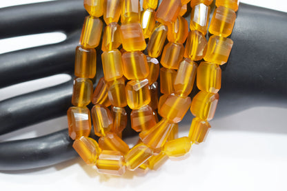 Honey Chalcedony Laser Beads , Sold By Strand , 7x9 - 8x12 mm , 16" , 32109