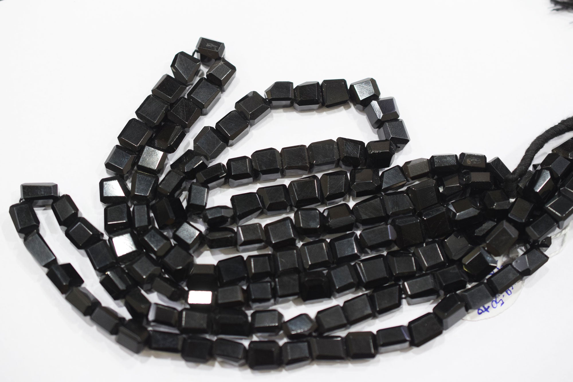 Black Onyx Laser Cut Nuggets Shape Beads ,  Sold By Strand ,   9x9.50 - 9x10 mm , 16" , 32114