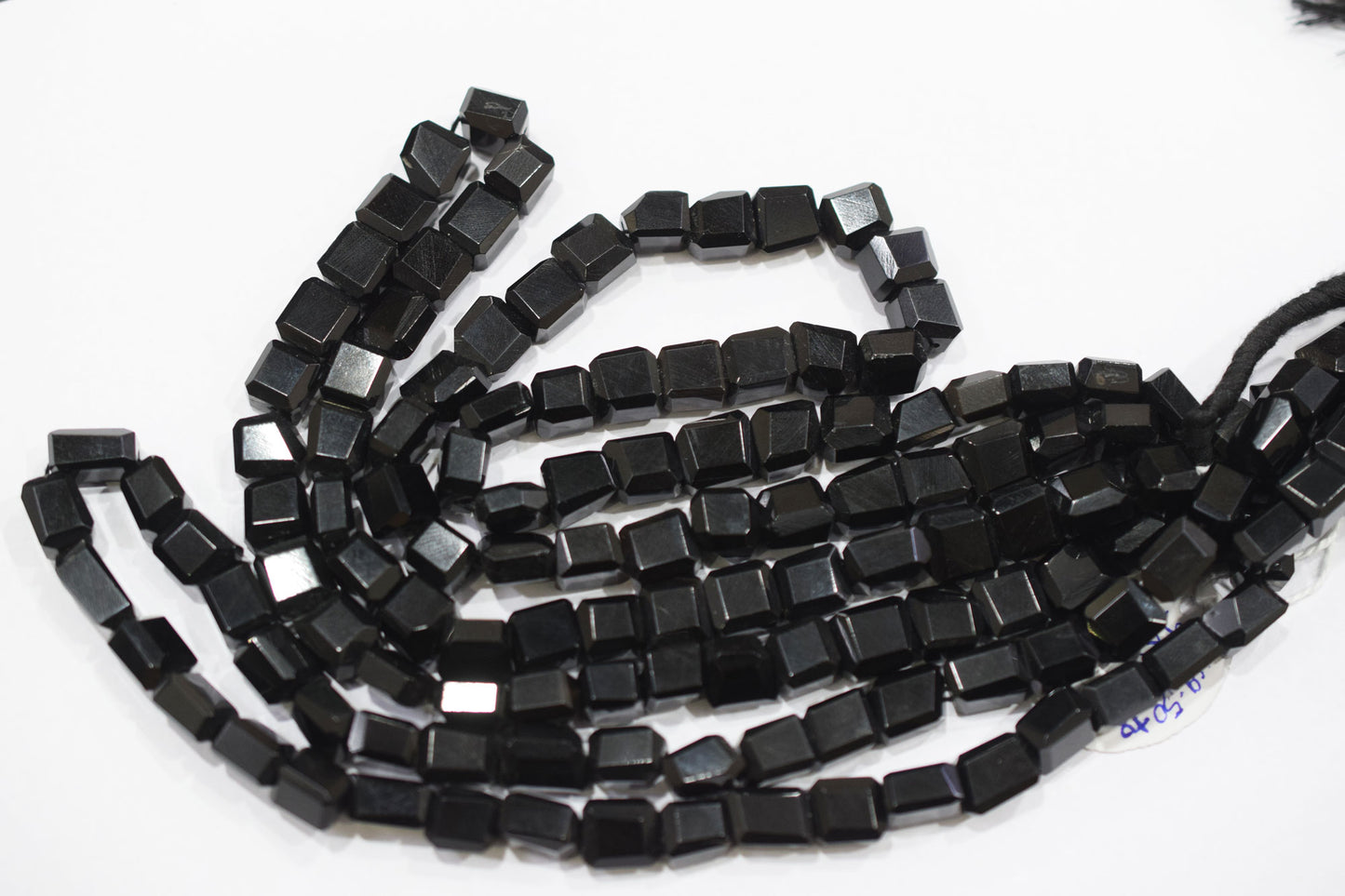 Black Onyx Laser Cut Nuggets Shape Beads ,  Sold By Strand ,   9x9.50 - 9x10 mm , 16" , 32114