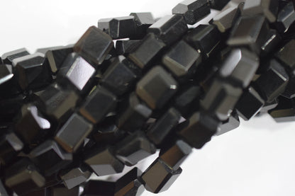 Black Onyx Laser Cut Nuggets Shape Beads ,  Sold By Strand ,   9x9.50 - 9x10 mm , 16" , 32114