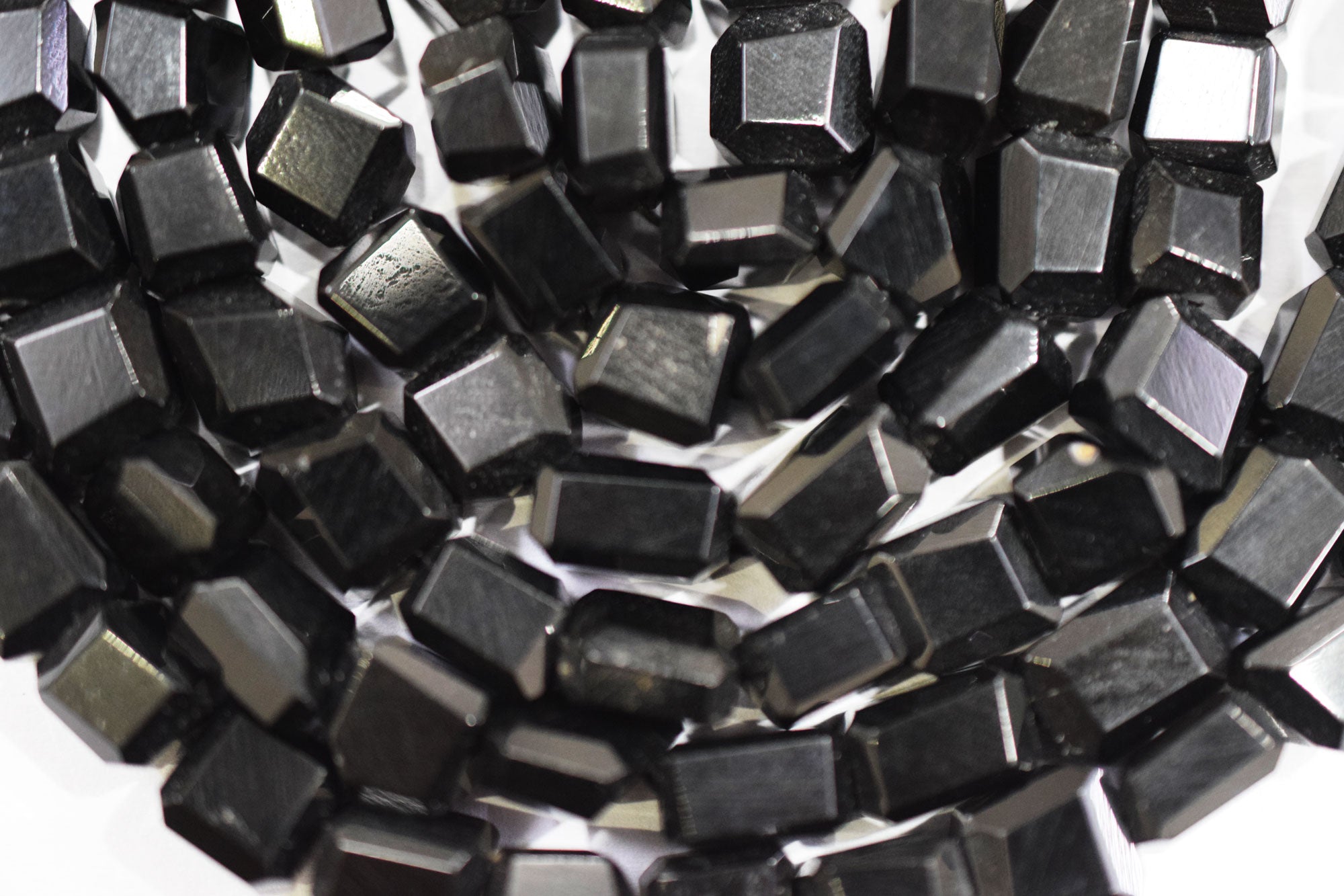 Black Onyx Laser Cut Nuggets Shape Beads ,  Sold By Strand , 7x8 - 9x10 mm , 16" , 32119