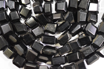 Black Onyx Laser Cut Nuggets Shape Beads ,  Sold By Strand , 7x8 - 9x10 mm , 16" , 32119