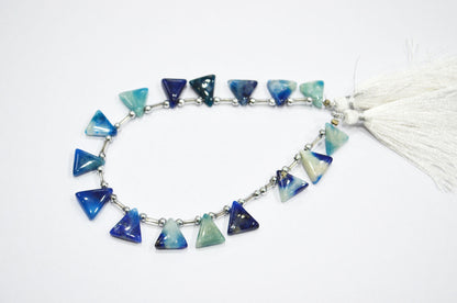 Natural Afghanite Trillion Shape Beads , Sold By Strand , 8 Inches , 12x12 - 13x13.50 mm , 32167