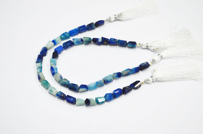 Natural Afghanite Laser Cut Nuggets Shape Beads , Sold By Strand , 8 Inches , 6x8 - 7.50x11 mm , 32180