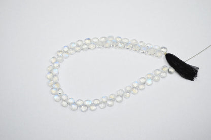 Natural Rainbow Moonstone Heart Shape Beads , 9 Inches , 5.50x5.50 - 6x6 mm , 32219