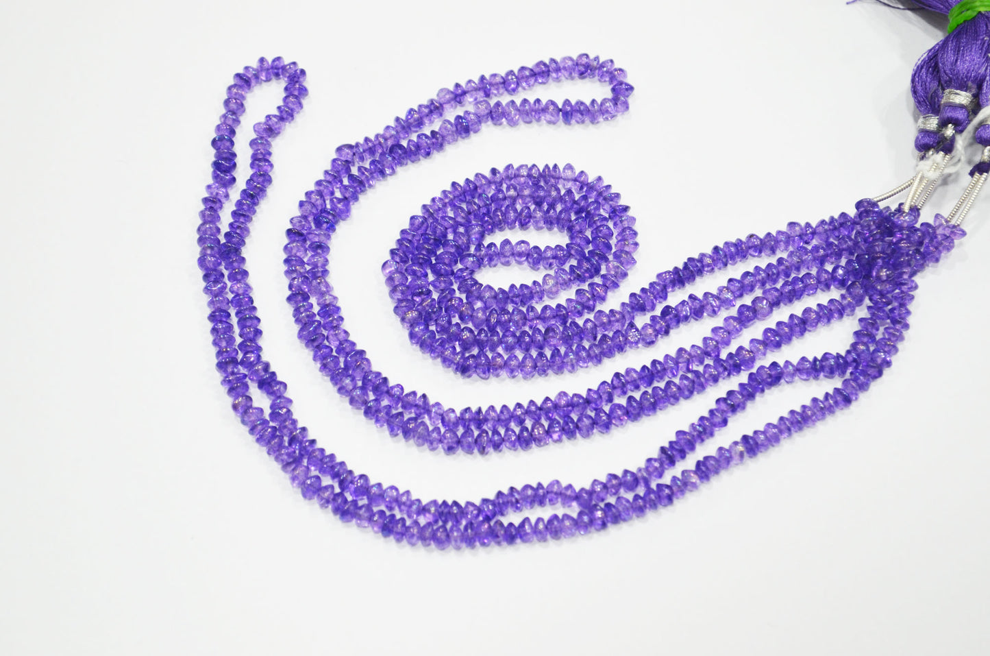 Rainbow Pearl Purple Coated Natural Rock Crystal Uneven Button Shape Smooth Beads , Sold By Strand , 18 Inches , 4.25 - 4.50 mm , 32245