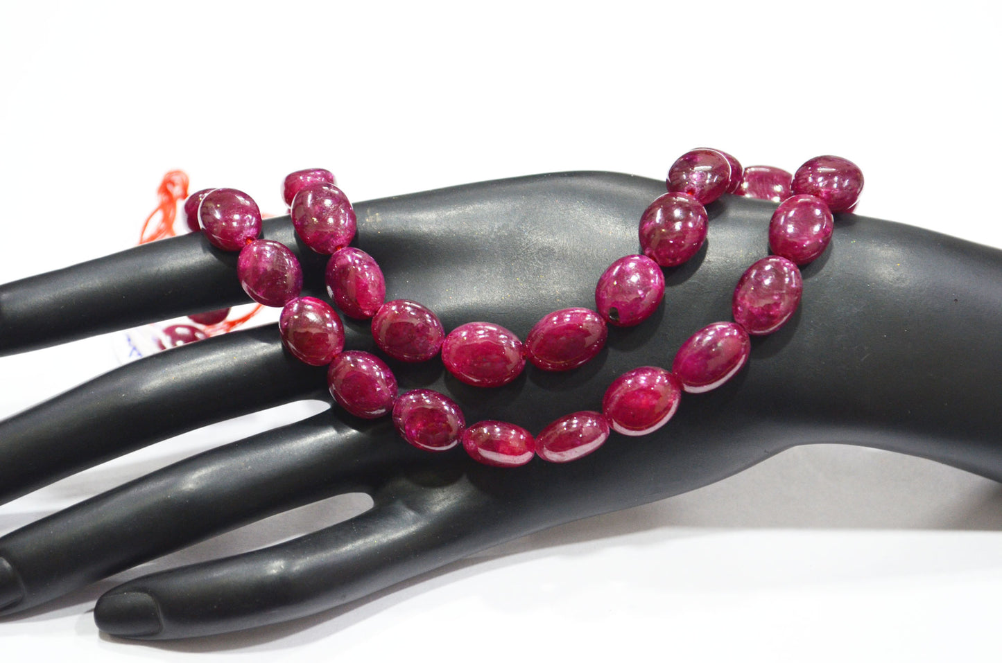 Dyed Ruby Oval Nuggets Shape Beads , 16 Inches , 9.50x12 - 12x15 mm , 32283