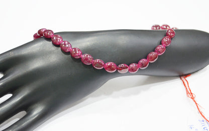 Dyed Ruby Oval Nuggets Shape Beads , 16 Inches , 7.50x9.50 - 8.50x10.50 mm , 32294