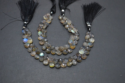 Labradorite Heart Shape Beads , Sold By Strand , 7 Inches , 8x8 - 8.50x8.50 mm , 32332