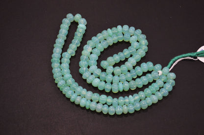Chrysoprase Chalcedony Carved Melon Shape Beads , Sold By Strand , 8.50 mm , 16 Inches , 32345