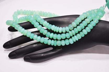 Chrysoprase Chalcedony Carved Melon Shape Beads , Sold By Strand , 8 - 8.50 mm , 16 Inches , 32350