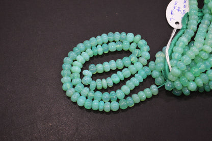 Chrysoprase Chalcedony Carved Melon Shape Beads , Sold By Strand , 7 - 7.50 mm , 16 Inches , 32351