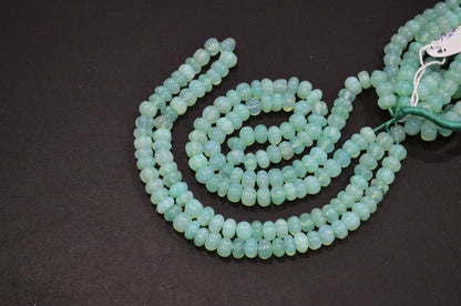 Chrysoprase Chalcedony Carved Melon Shape Beads , Sold By Strand , 7.50 mm , 16 Inches , 32356