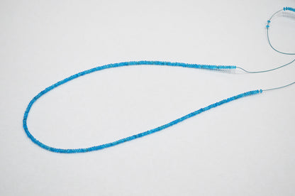 Neon Apatite Smooth Rondelle Shape Beads , Sold By Strand , 13 Inches , 2.50 mm , 32388