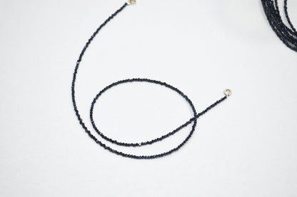 Mystic Diamond Coated Black Spinel Faceted Round Shape Beads , Sold By Strand , 15.50 Inches , 2 mm , 32417