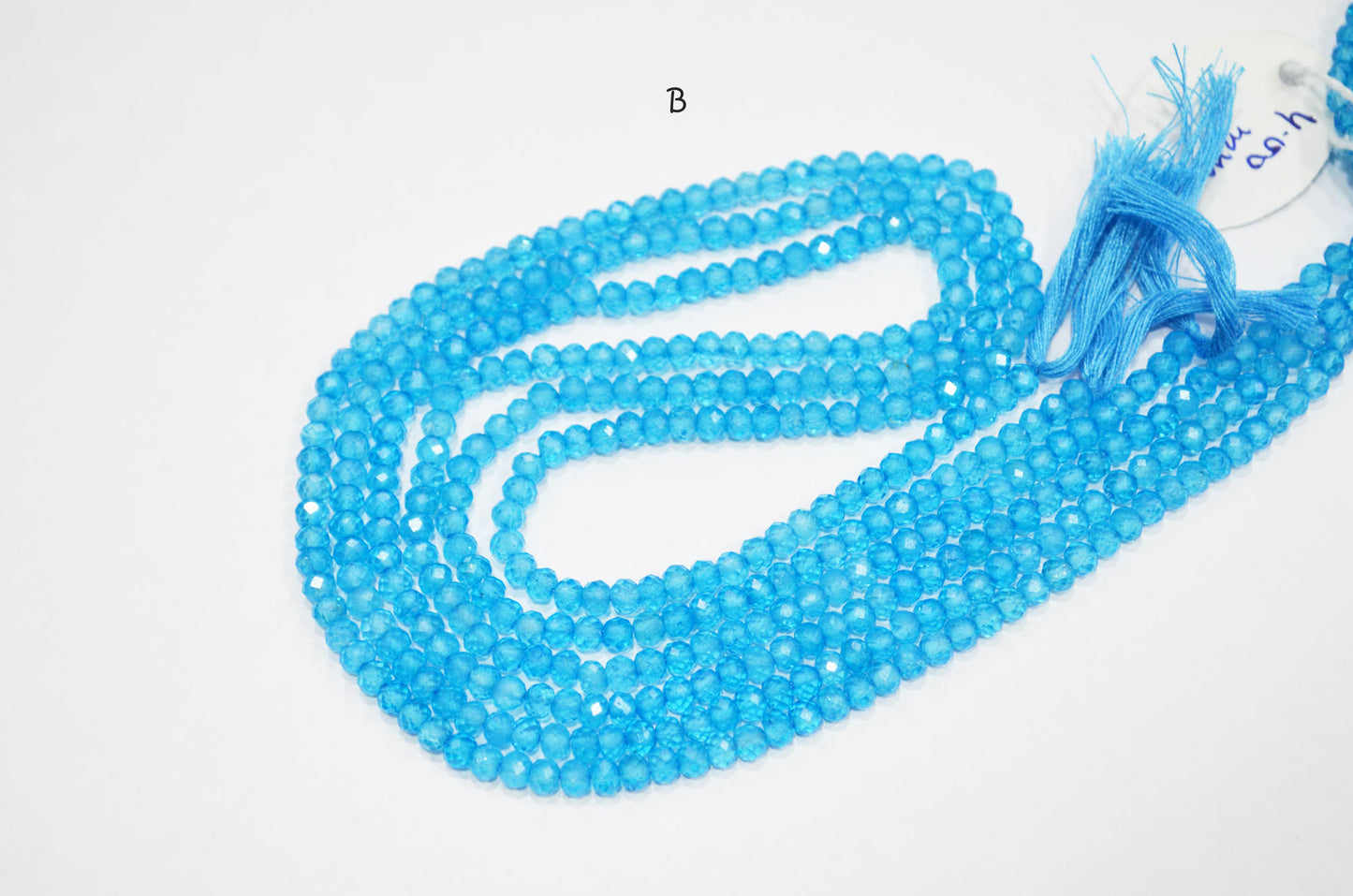 Swiss Blue Topaz Mystic Colored Coated Round Shape Beads , 16 - 18 Inches , 4 mm , 32418