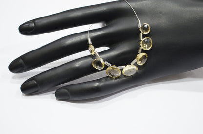 7 Pieces In A Strand Beer Quartz Heart Shape Beads , Sold By Strand , 5x5 - 11x11 mm , 32476