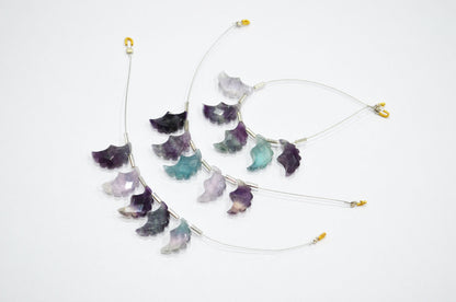 Natural Multi Fluorite Half Moon Crescent Shape Beads , Sold By Strand , 5 Pieces In A Strand , 9x15 - 10x16 mm , 32567