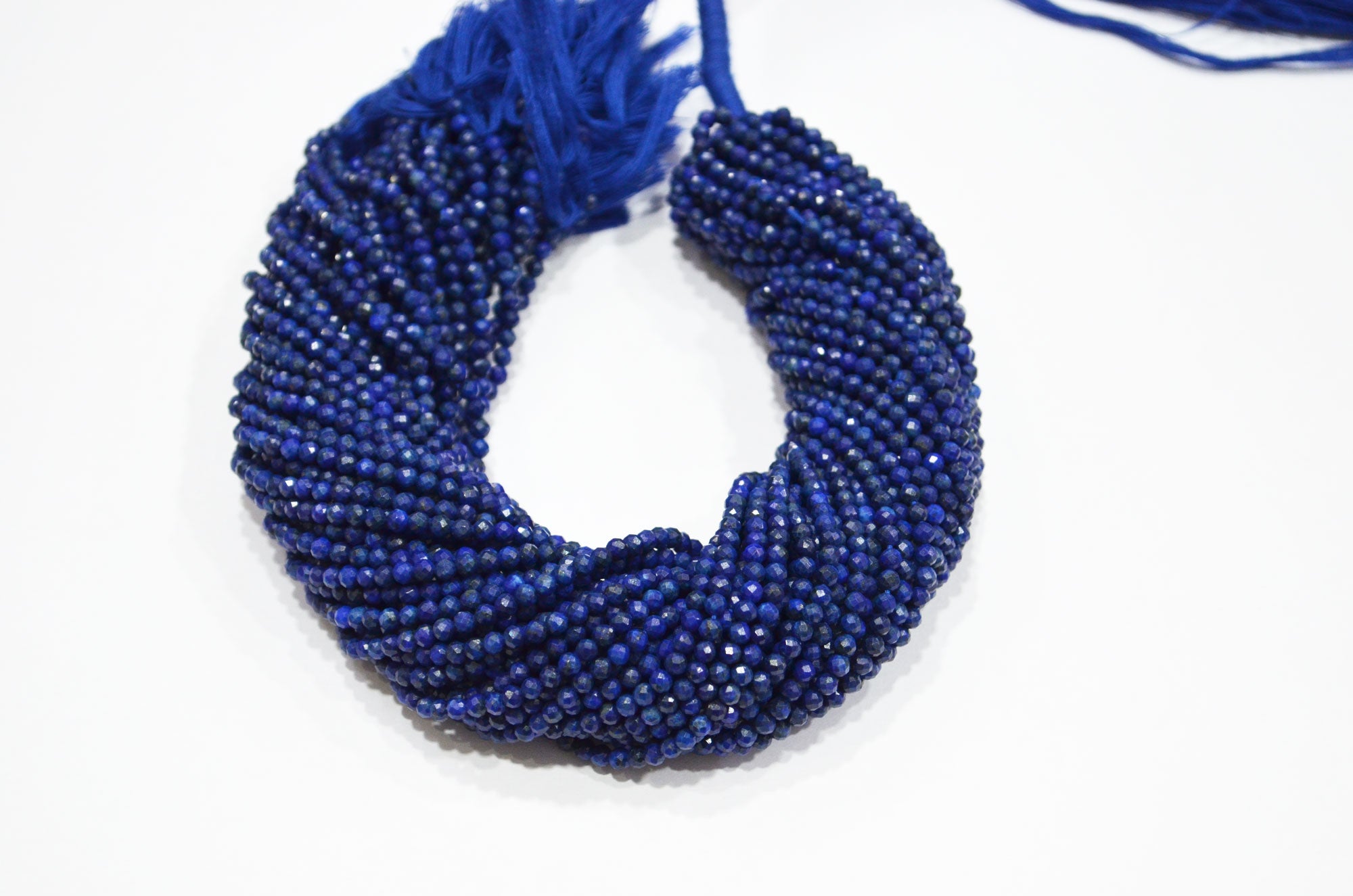 Natural Lapis Lazuli Round Shape Beads , Sold By Strand , 3.50 mm , 12.50 Inches , 32591