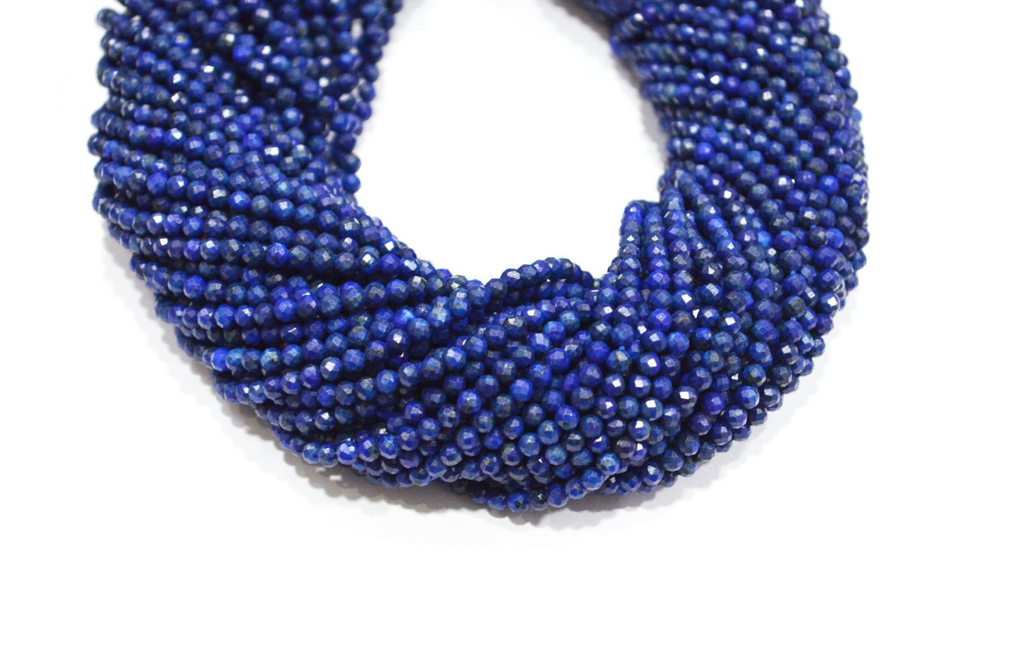 Natural Lapis Lazuli Round Shape Beads , Sold By Strand , 3.50 mm , 12.50 Inches , 32591