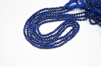 Natural Lapis Lazuli Round Shape Beads , Sold By Strand , 3.50 mm , 12.50 Inches , 32591