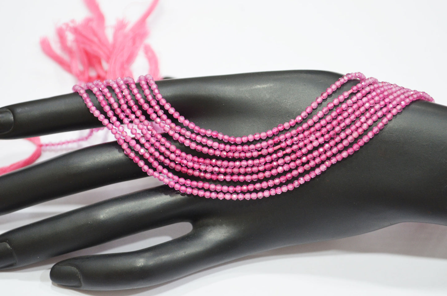 Pink Topaz Coated Round Shape Beads , Mystic Pink Topaz Faceted Round Shape Beads , Sold By Strand , 12.50 Inches , 2.25 mm , 32599