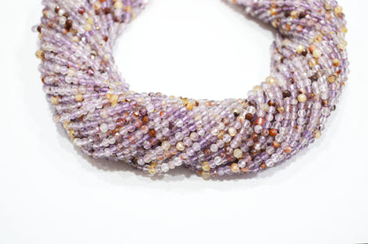 Purple Ghost Faceted Round Shape Beads , Sold By Strand , 15.50 Inches , 3.25 mm , 32601