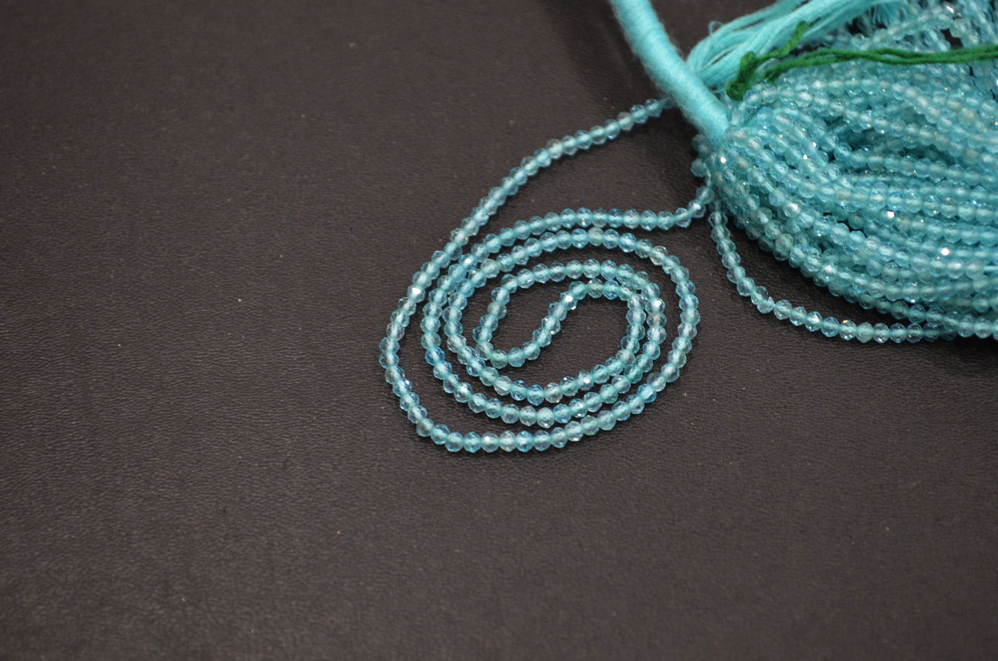 Sky Apatite Faceted Round Shape Beads , Sold By Strand , 13 Inches , 2.50 mm , 32602