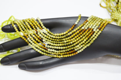Grossular Garnet Faceted Round Shape Beads , Sold By Strand , 12.50 Inches , 3 mm , 32603
