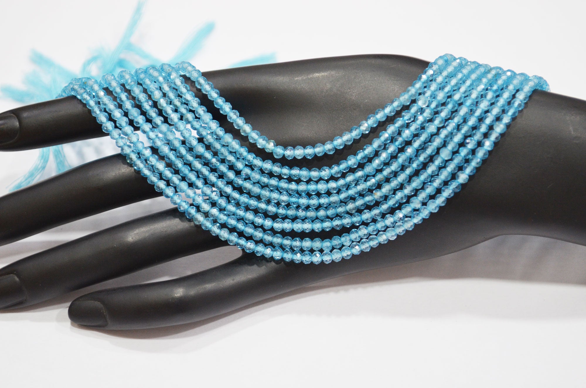 Blue Topaz Coated Round Shape Beads , Mystic Blue Topaz Faceted Round Shape Beads , Sold By Strand , 12.50 Inches , 3.50 mm , 32606