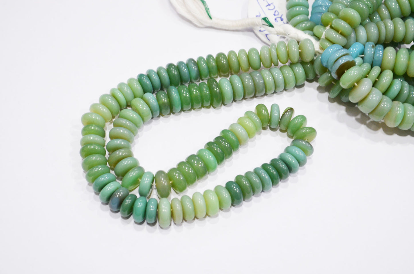 Multi Chalcedony Smooth Rondelle Shape Beads , Sold By Strand , 8.50 - 12 mm , 16" , 32641